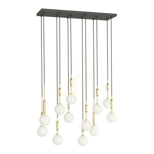 Skontrolujte Závesné svietidlo Open Design Highlights Ero XII 12x G9 biele, čierne, zlaté 80 cm