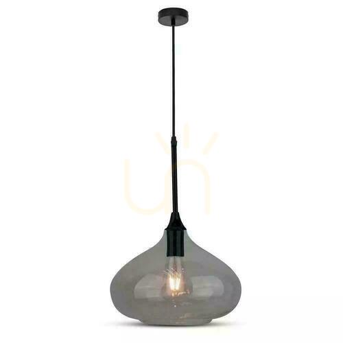 Skontrolujte V-TAC Moderné závesné svietidlo Čierne sklo fi280mm VT-7281-BG Záruka 5 rokov