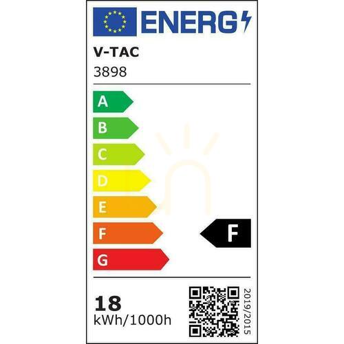Skontrolujte V-TAC 18W LED závesné svietidlo Chrome fi985mm VT-7020 4000K 1350lm 3 roky záruka