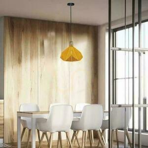 V-TAC Závesné svietidlo Wood Yellow Pastel Prism Series 320x270mm VT-7323-Y 5 rokov záruka small 2