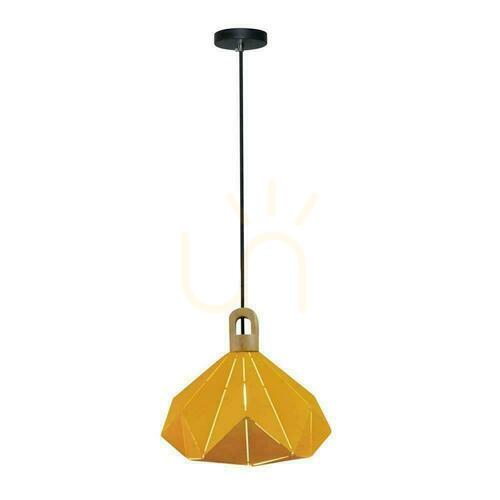 Skontrolujte V-TAC Závesné svietidlo Wood Yellow Pastel Prism Series 320x270mm VT-7323-Y 5 rokov záruka