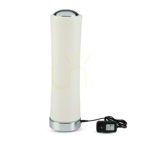 Skontrolujte V-TAC 14W LED BAMBOO Stolné svietidlo Dotykové stmievateľné biele VT-7026 3000K 1200lm 3 roky záruka