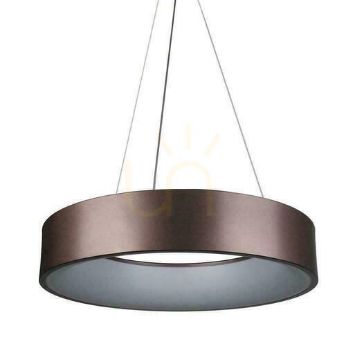 Skontrolujte V-TAC 25W LED závesné svietidlo Round Dimmable Coffee 1725lm VT-25-1-C 3000K 1500lm 3 roky záruka