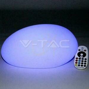 V-TAC LED záhradné svietidlo Stone 28cm nabíjanie diaľkové ovládanie VT-7802 RGBW 18lm small 3