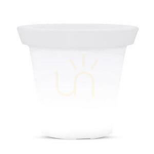 V-TAC LED záhradné svietidlo Container Pot 36cm nabíjanie diaľkové ovládanie VT-7808 RGBW 54lm. small 0