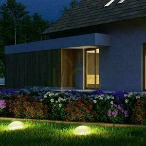 V-TAC LED záhradné svietidlo Hemisphere 51cm nabíjanie diaľkové ovládanie V-TAC VT-7809 RGBW 108lm small 2