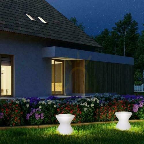 Skontrolujte LED záhradná stolička V-TAC VT-7810 RGBW biela 41 cm 54 lm