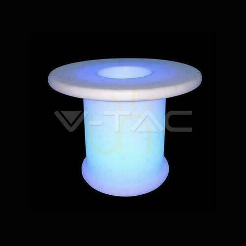 Skontrolujte V-TAC LED záhradný stôl 72 cm Nabíjanie Diaľkové ovládanie V-TAC VT-7812 RGBW 108lm.