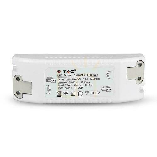 Skontrolujte Napájací zdroj pre LED panely 70W V-TAC 5 rokov záruka