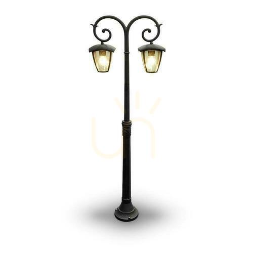 Skontrolujte Záhradný lampáš V-TAC 2XE27 1410mm IP44 čierny VT-738