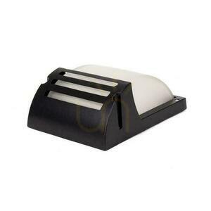V-TAC Záhradné nástenné svietidlo Frosted Glass Black Matte VT-754 small 2