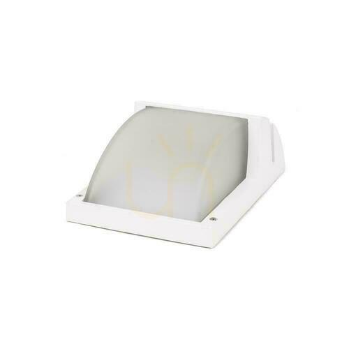 Skontrolujte Záhradné nástenné svietidlo V-TAC Glass White Mat VT-754
