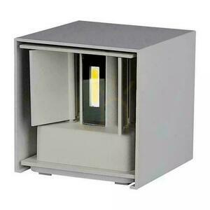 V-TAC 6W Wall Mounted Wall Mounted Wall Mounted Top Down Adjustable Grey Square Bridgelux VT-759 3000K 660lm small 1