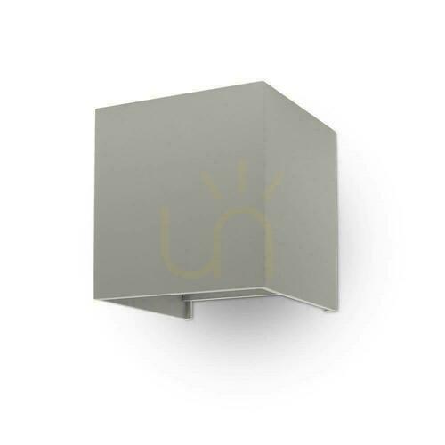 Skontrolujte V-TAC 6W Wall Mounted Wall Mounted Wall Mounted Top Down Adjustable Grey Square Bridgelux VT-759 3000K 660lm