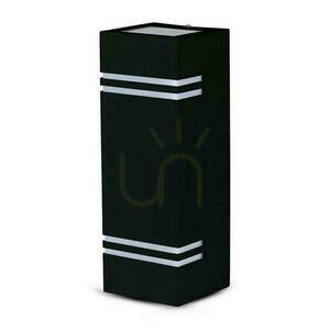 Záhradné nástenné svietidlo V-TAC Square Black GU10 Top Bottom IP44 VT-7662 Záruka 3 roky small 5