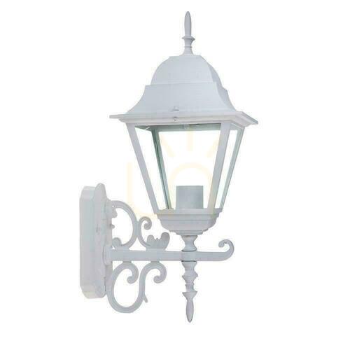 Skontrolujte V-TAC VT-760 White Mat Up Garden Wall Lamp.