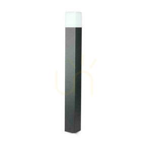 V-TAC GU10 štvorcový hliníkový záhradný stĺp čierny 80x80x800mm IP54 VT-7615 3 roky záruka small 0