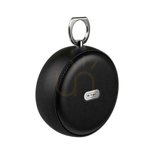 Skontrolujte Prenosný reproduktor Bluetooth Micro USB Vysokokvalitný kábel 800 mAh čierny V-TAC VT-6211