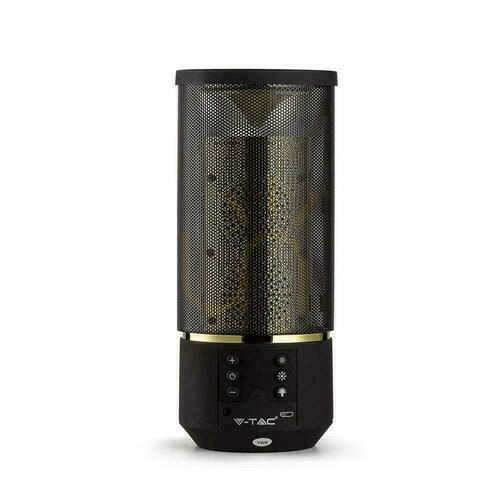 Skontrolujte V-TAC Bluetooth prenosný reproduktor LED 6 nastavení svetla TWS 1200mAh VT-6211
