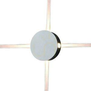 V-TAC 4W LED nástenné svietidlo IP65 biele okrúhle VT-706 4000K 440lm. small 1