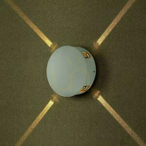 V-TAC 4W LED nástenné svietidlo IP65 biele okrúhle VT-706 4000K 440lm. small 7