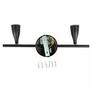 V-TAC 9W LED nástenné svietidlo čierne VT-810 3000K 680lm small 3