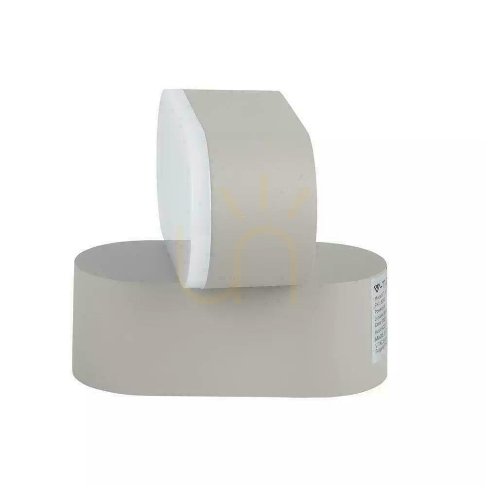 vyhliadka Nástenné svietidlo V-TAC 6W LED sivá IP65 otočné 350st VT-816 4000K 660lm. Nástenné svietidlo V-TAC 6W LED sivá IP65 otočné 350st VT-816 4000K 660lm.
