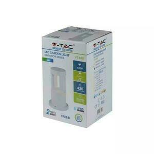 Záhradné stĺpikové svietidlo V-TAC VT-830 LED 10 W biele 25 cm 6400 K small 2