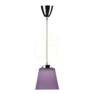 V-TAC 7W závesné svietidlo Chrome + Purple VT-1036 4000K 360lm small 0