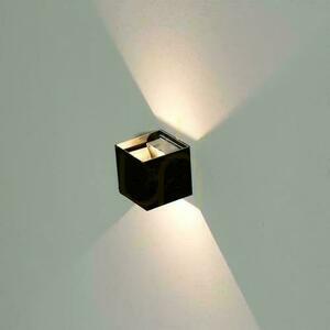 V-TAC 12W LED nástenné svietidlo s hornou spodnou časťou s nastaviteľným čipom BRIDGELUX Black Square IP65 VT-759-12 4000K 1100lm small 6