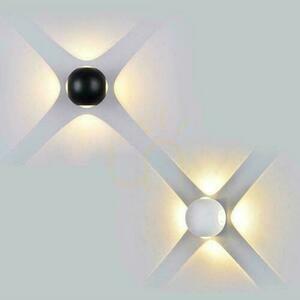 Nástenné svietidlo V-TAC 4W LED čierne okrúhle IP65 VT-834 3000K 440lm. small 5