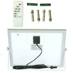 V-TAC Solárny LED projektor 16W čierny IP65, diaľkové ovládanie, časovač VT-40W 4000K 1050lm 10 V-TAC Solárny LED projektor 16W čierny IP65, diaľkové ovládanie, časovač VT-40W 4000K 1050lm small 10