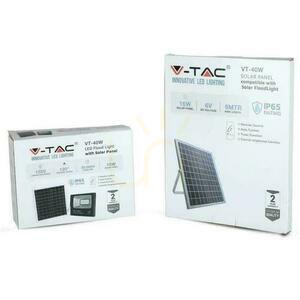 V-TAC Solárny LED projektor 16W čierny IP65, diaľkové ovládanie, časovač VT-40W 4000K 1050lm 4 V-TAC Solárny LED projektor 16W čierny IP65, diaľkové ovládanie, časovač VT-40W 4000K 1050lm small 4