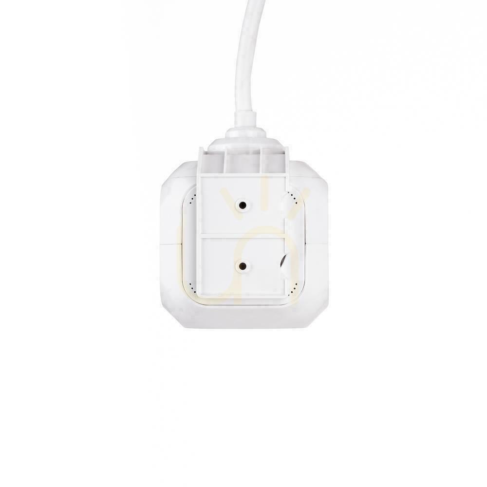 Náhľad Predlžovací kábel Cube 4 zásuvky 2 zásuvky USB 1,55MM 1,4M V-TAC VT-1154-2 Predlžovací kábel Cube 4 zásuvky 2 zásuvky USB 1,55MM 1,4M V-TAC VT-1154-2