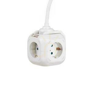 Predlžovací kábel Cube 4 zásuvky 2 zásuvky USB 1,55MM 1,4M V-TAC VT-1154-2 0 Predlžovací kábel Cube 4 zásuvky 2 zásuvky USB 1,55MM 1,4M V-TAC VT-1154-2 small 0