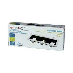 V-TAC zapustené stropné svietidlo 3xGU10 biela/čierna VT-887 3 roky záruka small 3