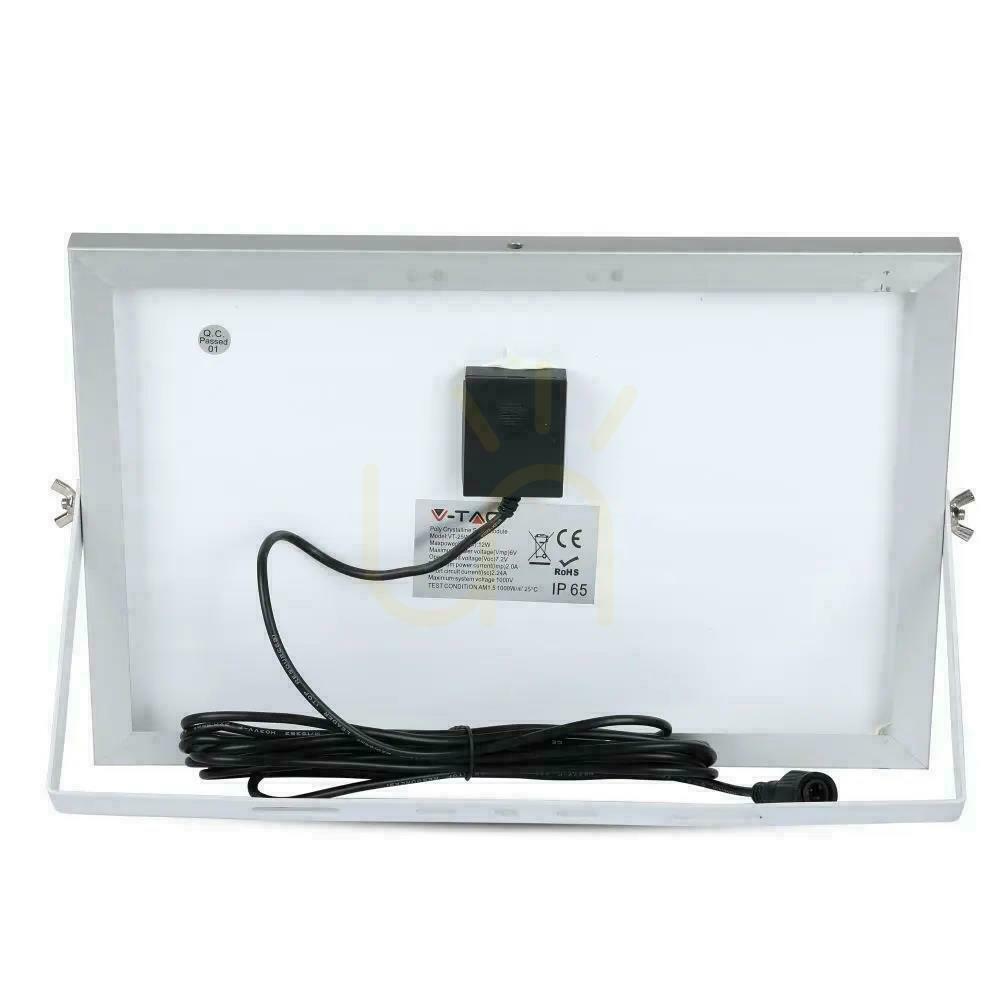 Skontrolujte V-TAC Solárny LED projektor 12W čierny IP65, diaľkové ovládanie, časovač VT-25W 6000K 550lm V-TAC Solárny LED projektor 12W čierny IP65, diaľkové ovládanie, časovač VT-25W 6000K 550lm