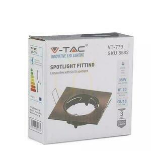 Mesh V-TAC GU10 Square Movable Copper VT-779-SB 3 roky záruka small 2