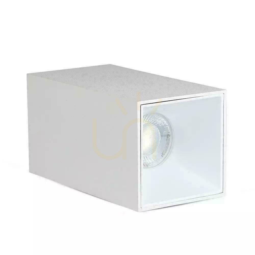 vyhliadka V-TAC GU10 štvorcové stropné svietidlo s povrchovou montážou biele 74x74x140mm VT-882-Q 3 roky záruka V-TAC GU10 štvorcové stropné svietidlo s povrchovou montážou biele 74x74x140mm VT-882-Q 3 roky záruka
