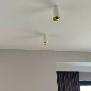 Stropné svietidlo V-TAC GU10 Round Surface Mounted Tube White+Gold 80x140mm VT-882-R 3 roky záruka small 12