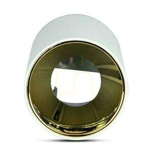 Stropné svietidlo V-TAC GU10 Round Surface Mounted Tube White+Gold 80x140mm VT-882-R 3 roky záruka small 3