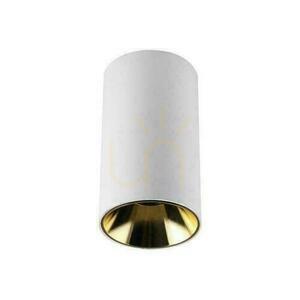 Stropné svietidlo V-TAC GU10 Round Surface Mounted Tube White+Gold 80x140mm VT-882-R 3 roky záruka small 0