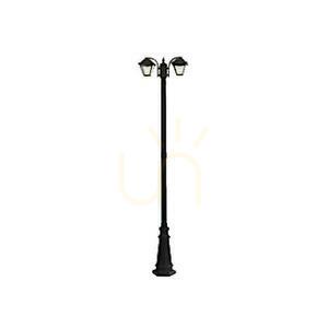V-TAC Záhradný lampáš 2XE27 230cm IP44 čierny VT-847 Záruka 3 roky small 1