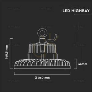 V-TAC LED High Bay SAMSUNG CHIP svietidlo 100W 120st 120Lm/W 1-10V VT-9-114 5000K 12000lm 5 rokov záruka small 4
