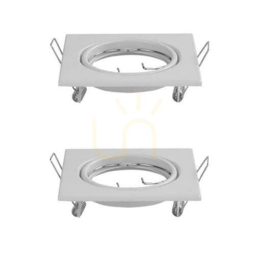 Skontrolujte Podhľadový rámček V-TAC VT-817 pre GU10, štvorcový, výklopný, biely, 82 x 82 mm, 2 ks v balení