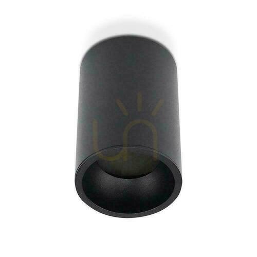 Skontrolujte V-TAC hliníková GU10 okrúhla rúrka na povrchovú montáž čierna 70x107mm VT-802 3 roky záruka