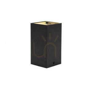 V-TAC GU10 štvorcové stropné svietidlo na povrchovú montáž čierna+zlatá 74x74x140mm VT-882SQ 3 roky záruka small 1