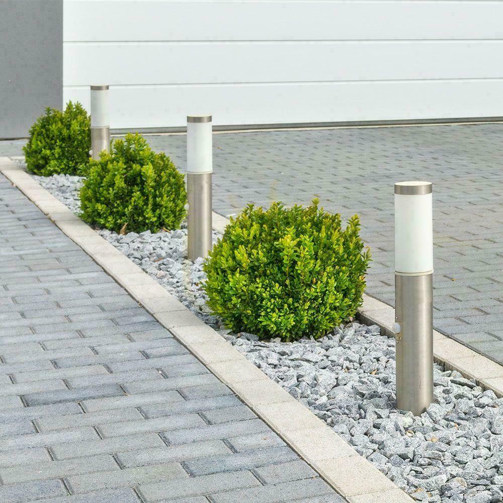 Náhľad V-TAC 45 cm záhradný stĺp z brúsenej ocele E27 Senzor pohybu VT-838-45 V-TAC 45 cm záhradný stĺp z brúsenej ocele E27 Senzor pohybu VT-838-45
