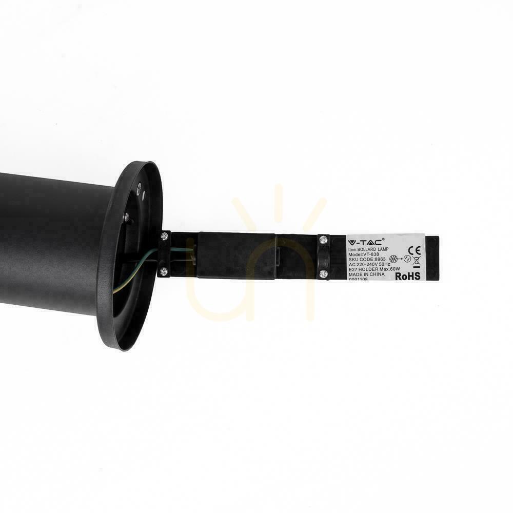 vyhliadka Záhradný stĺp V-TAC 110 cm sivý E27 Senzor pohybu VT-838-110 Záhradný stĺp V-TAC 110 cm sivý E27 Senzor pohybu VT-838-110