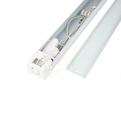 Skontrolujte Lištové svietidlo pre LED trubice T8 2 × 60 cm, V-TAC VT-16011, biele, IP20